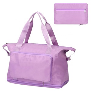 Factory Wholesale Cute Weekender Travel <b>Bag</b> Custom logo Expandable <b>Gym</b> Sport Duffel <b>Bag</b> <b>for</b> <b>Women</b> - Product Image 1