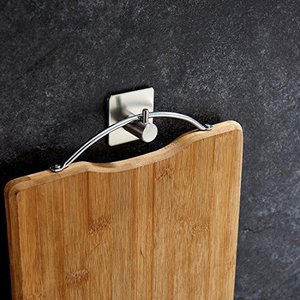 WEKIS Bamboo ZEBRA Pattern Eco-Friendly Multifunctional Wall Mounted Clothing Organizer Robe Towel <b>Hook</b> 1 <b>Hook</b> for Bathroom - Product Image 4