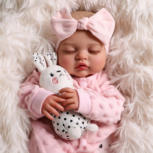 <span class=keywords><strong>Poupée</strong></span> Reborn Babeside <span class=keywords><strong>Nancy</strong></span> de 17" Endormie, Petite Fille Nouveau-Née, Guérison du Cœur - Product Image 1