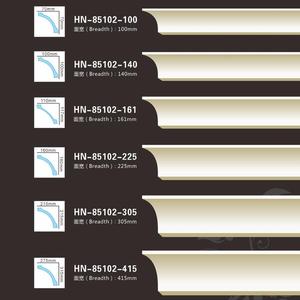 HN-8590-160 <span class=keywords><strong>PU</strong></span> <span class=keywords><strong>Foam</strong></span> Crown Molding Polyurethane Trang Trí Kiến Trúc Khuôn Mẫu Cho Ngôi Nhà - Product Image 3