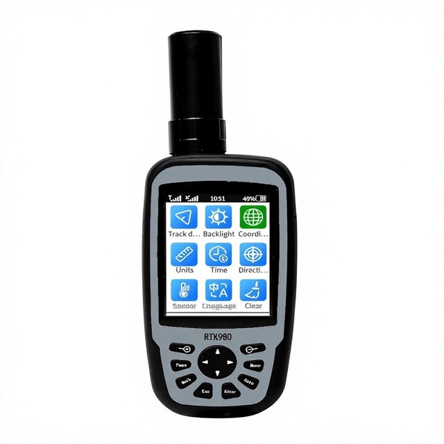 RTK980 F Full Frequency Handheld GNSS Positioning Device GPS Beidou Galileo GLONASS