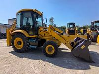Excavatrice à roues Chargeuse-pelleteuse à bras hydraulique de 8 tonnes, garantie de 2 ans, haute stabilité JCB 3CX 4WD