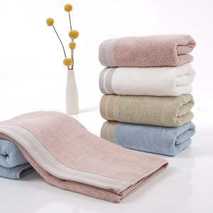 Toallas faciales Kim Ryan de 34x74 cm, de algodón puro, suaves y absorbentes, estilo sencillo para uso doméstico, toallas para adultos, toallas de regalo - Product Image 1