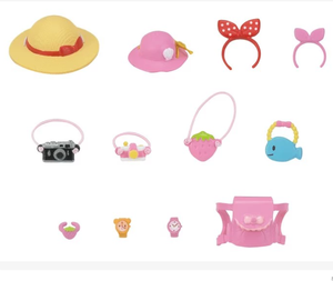 <span class=keywords><strong>Sylvanian</strong></span> <span class=keywords><strong>Families</strong></span> Picnic Trip Mini Accessory Blind Box, Jouet de collection tendance avec chapeau de paille, sac à main, couvre-chef et sac à dos - Product Image 3