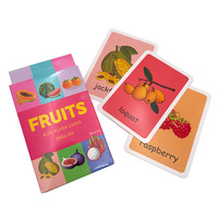 Ensemble de cartes mémoire personnalisées pour enfants, cartes cognitives sur le thème de la classe, cartes d'apprentissage des langues pour tout-petits