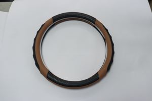 Volant de voiture en cuir en fibre de carbone de haute qualité, antidérapant, vente directe d'usine - Product Image 3