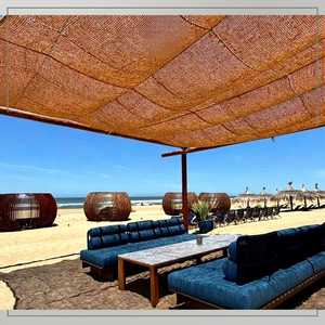 CUSTOM COCONUT COIR <b>SHADE</b> SAIL NATURAL FIBER OUTDOOR <b>CANOPY</b> SUNSHADE FOR GARDEN PATIO AND COMMERCIAL USE - Product Image 1