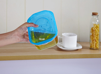 Conteneurs écologiques en plastique, pièces, emballage à emporter, aliments secs, stockage des aliments