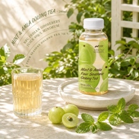 Fournisseur de thé en gros OEM ODM Nihewan Menthe & Amla Thé Oolong Quatre Saisons 240ml Boisson en bouteille Marque Privée