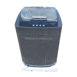 Lavadora-secadora automática de acero inoxidable de 9 kg, portátil, de carga superior, operada en inglés, de bajo consumo, grande para el hogar - Product Image 1