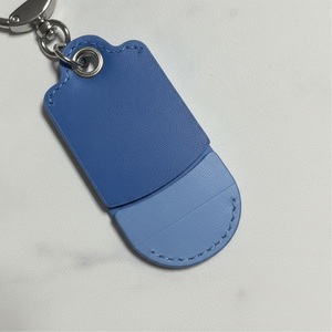 Llavero con soporte para teléfono, de cuero azul, con amuleto de varita de la fortuna oriental, logotipo personalizado, regalo corporativo, al por mayor - Product Image 4