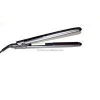 Lisseur de cheveux professionnel durable en titane bio-anionique, fer à lisser ionique avec écran LED et contrôle intelligent de la température pour usage domestique