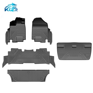 Factory Price <b>Interior</b> Car <b>Accessories</b> 5D Durable Floor Mats for Honda Odyssey 2024 7 Seats Floor Mat TPE Car Floor Mat - Product Image 1