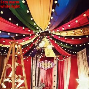 โคมไฟระย้าดราก้อนบอลขนาดเล็ก <span class=keywords><strong>ไฟ</strong></span> LED สีขาว โคมไฟตั้งโต๊ะรูป<span class=keywords><strong>ปิงปอง</strong></span> โคมไฟห้อยสำหรับตกแต่งงานแต่งงาน เพดาน และหน้าต่าง - Product Image 3