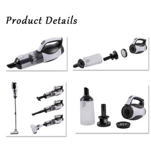 Aspirateur balai sans fil portatif sans sac avec fonction de nettoyage à sec pour hôtels, voitures et usage domestique - Product Image 4