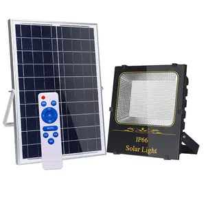 rechargeable emergency solar flood light separate panel with solar panel