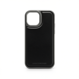 เคสโทรศัพท์หนังพร้อมกรอบโลหะสำหรับ iPhone 14 Pro Max ป้องกันการกระแทก - Product Image 2