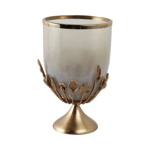Decorative Glass Metal Hurricane Candle Holder Elegant Pillar <b>Candlestick</b> Table Centerpiece Home Decor - Product Image 4