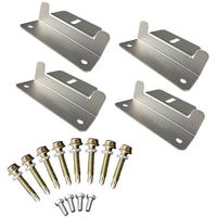 Support de fixation en Z pour panneaux solaires usiné CNC JiuDing, adapté aux camping-cars, aux toits et aux bateaux