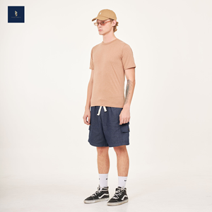 Unisex เสื้อผ้าผู้ชายแขนสั้นธรรมดาสไตล์ลำลองผ้าเฮเทอร์ชานมระบายอากาศแห้งเร็วป้องกันริ้วรอยผ้าเจอร์ซีย์สำหรับ - Product Image 4