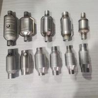 Convertitore Catalitico Universale YFCAT in Acciaio Inox e Ceramica ad Alto Flusso, 400 Celle, Euro IV, Filtro DPF DOC SIC per Benzina, Durata 1-3 Anni