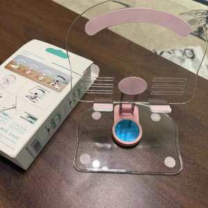 Custom LOGO 360° Rotating Portable Acrylic Folding <b>Tablet</b> <b>Stand</b> Adjustable Desktop Table Holder Base Non-Slip Silicone Base - Product Image 5