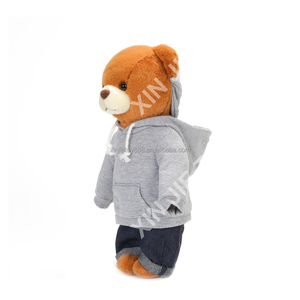 Orsacchiotto di Peluche in Cotone PP Personalizzabile, Giocattolo di Peluche <span class=keywords><strong>con</strong></span> <span class=keywords><strong>Felpa</strong></span>, Vendita Calda - Product Image 4