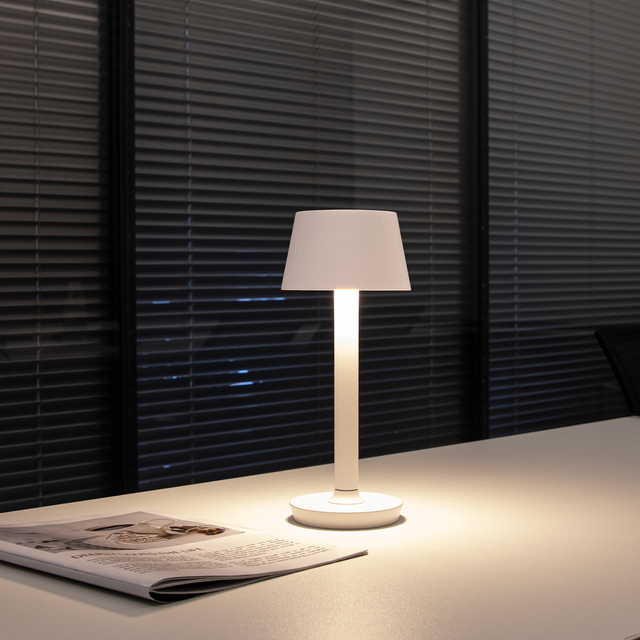Modern Simple Table Lamp Bedside Study Desk LED Rechargeable Wireless Portable Home Decor Suitable for Bedroom Living Room