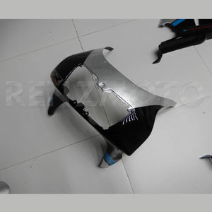 ชุดแฟริ่งพลาสติก ABS สำหรับ Honda CBR400 NC29 สีเงิน ดำ น้ำเงิน แบบฉีดขึ้นรูป สำหรับตกแต่งตัวถังรถมอเตอร์ไซค์ - Product Image 4