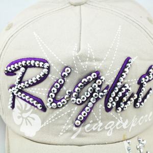 Nouveau produit : Casquettes de baseball et casquettes Dad Hats en denim vierge, souples, non structurées, délavées, vieillies, vintage, sportives, avec lettres, taille ajustable - Product Image 4