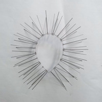 Pointe anti-oiseaux en acier inoxydable avec base en plastique écologique, vente en gros directe usine, produit phare