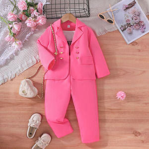 Conjuntos de Ropa para Niñas de Otoño de 3 a 7 Años, Conjuntos de Tres Piezas de Moda de Lujo con Pantalones de Manga Larga para Adolescentes - Product Image 3