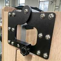 Reformer Pilates Lipat Kayu Oak Solid yang Dapat Disesuaikan, Rangka Kayu Oak untuk Studio Gym