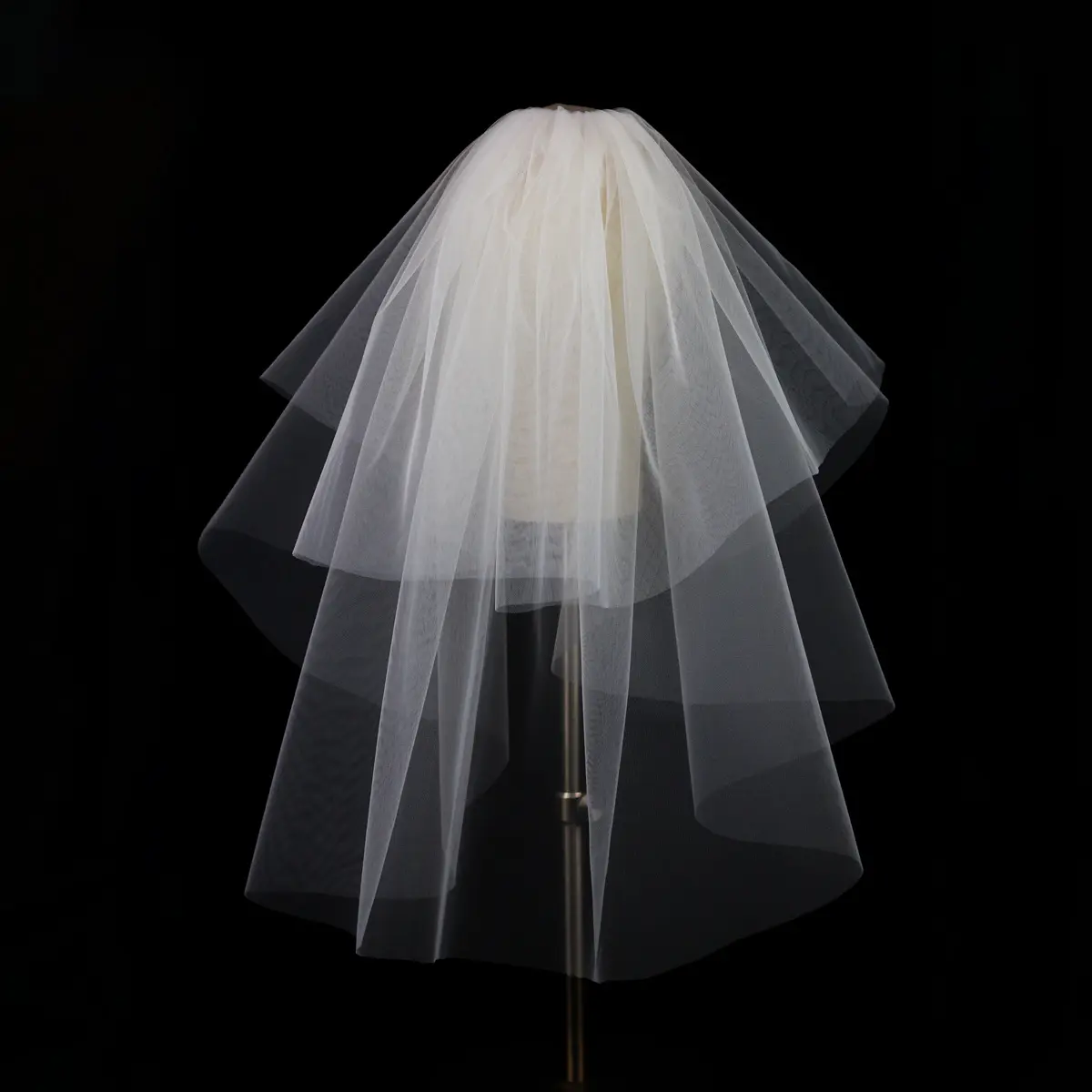 ShangHai New White Short Style Simple and Elegant Bridal Headdress Wedding Headdress Hair Accessories