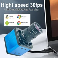 30fps 4K 8MP CMOS USB Web Kamerası IMX415 5-100mm 5-50mm Değişken Odaklı Lens Full HD 4MP F5253 Mejpg Endüstriyel Makine Kamerası UVC OTG