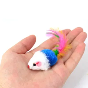 ของเล่นแมวสีสันสดใสเมาส์น่ารักสำหรับสุนัขแมวของเล่นแสนสนุก - Product Image 4