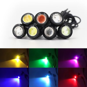 Hilom 18mm 23mm COB <span class=keywords><strong>LED</strong></span> EAGLE mắt 12V DRL ban ngày chạy sao lưu đánh dấu đậu xe tín hiệu đèn sương mù 6000lm cho xe hơi xe máy - Product Image 2