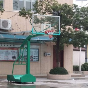 Canasta de Baloncesto para Exteriores, Tamaño Estándar para Adultos, Tipo Móvil con Tablero de Vidrio Templado para Entrenamiento y Competencia - Product Image 2