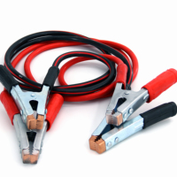 Vente en gros de câbles de batterie automobile de 2 mètres, câbles de connexion de pince de batterie automobile, cordons d'alimentation de cavalier
