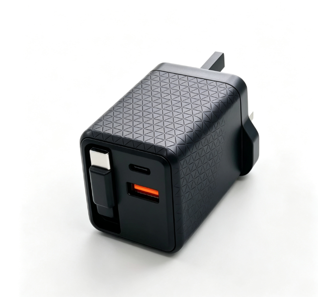 45W GaN Fast Wall Charger 2C 1A Multi Port PD Power Adapter US AU Plug Portable Charging Block for Phone Laptop