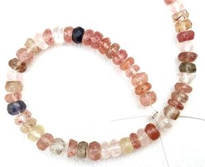 2020ของผู้ผลิตขายส่งที่มีคุณภาพสูงจากธรรมชาติลูกปัดอัญมณีหลายเหลี่ยมเพชรพลอยไมโคร1ยืนสำหรับการทำเครื่องประดับ - Product Image 1