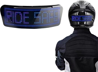 Haute qualité usine vente directe voiture équitation casques de sécurité décoration led affichage LED bricolage texte écran flexible