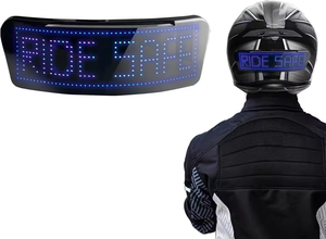 หมวกนิรภัยสำหรับขับขี่รถยนต์หน้าจอ LED แบบ DIY มีความยืดหยุ่น - Product Image 5