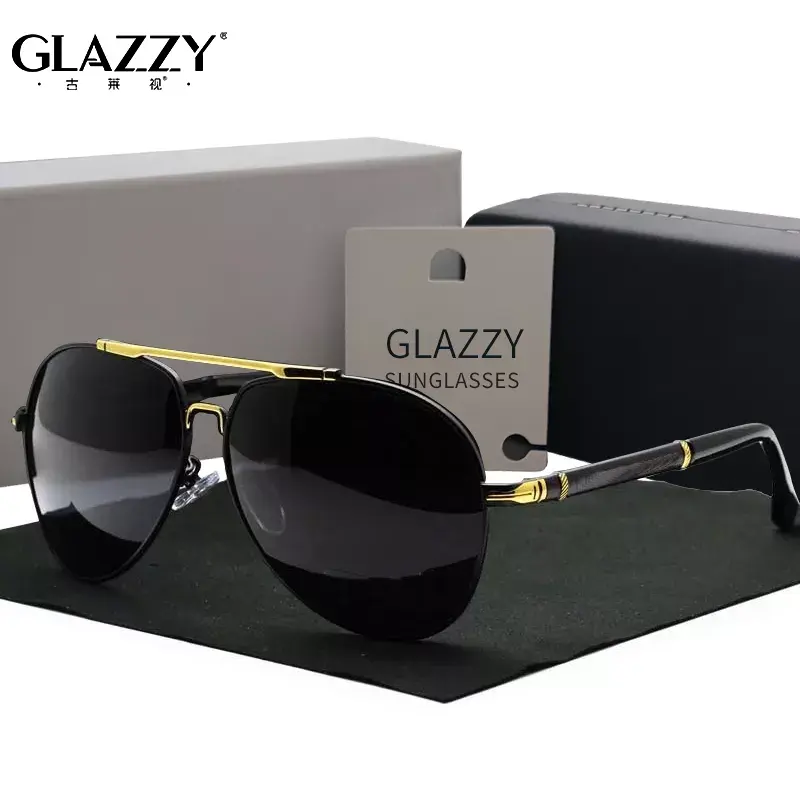 Glazzy di lusso di moda Custom Eyeglass Designer marche famose nuovissimi occhiali da sole per uomo