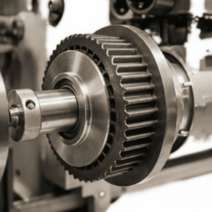 ลูกรอกเหล็กพร้อมส่วนประกอบหลักของเกียร์สำหรับเครื่องจักรแปรรูปอาหารชุดมอเตอร์สเต็ปเปอร์ความจุ150กก. - Product Image 1