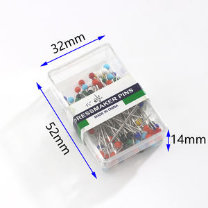 卸売りシンプルでエレガントな形状のスカーフ針Hijab 100ペア縫製アクセサリー春1箱ファッションブローチ100 _ ペア - Product Image 6