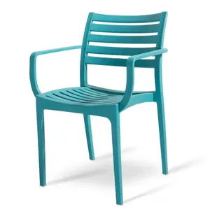现代廉价优质彩色塑料PP户外批发可堆叠餐桌椅塑料椅子可堆叠