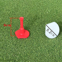 T-shirt de golf à rebond automatique OEM et support de balle T-shirts en caoutchouc pour tapis d'entraînement