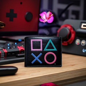 กระเป๋าสตางค์แบบพับสองตอน Boshiho รุ่นใหม่ สไตล์หรูหรา พร้อมช่องใส่เหรียญแบบซิป ลายการ์ตูนอนิเมะเกมส์  แบบสั้น - Product Image 3