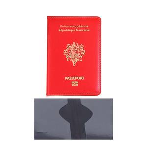 2023 vente en gros <span class=keywords><strong>France</strong></span> porte-passeport couverture brillant or déjoué cuir gaufré multicolore porte-cartes PU porte-passeport - Product Image 2